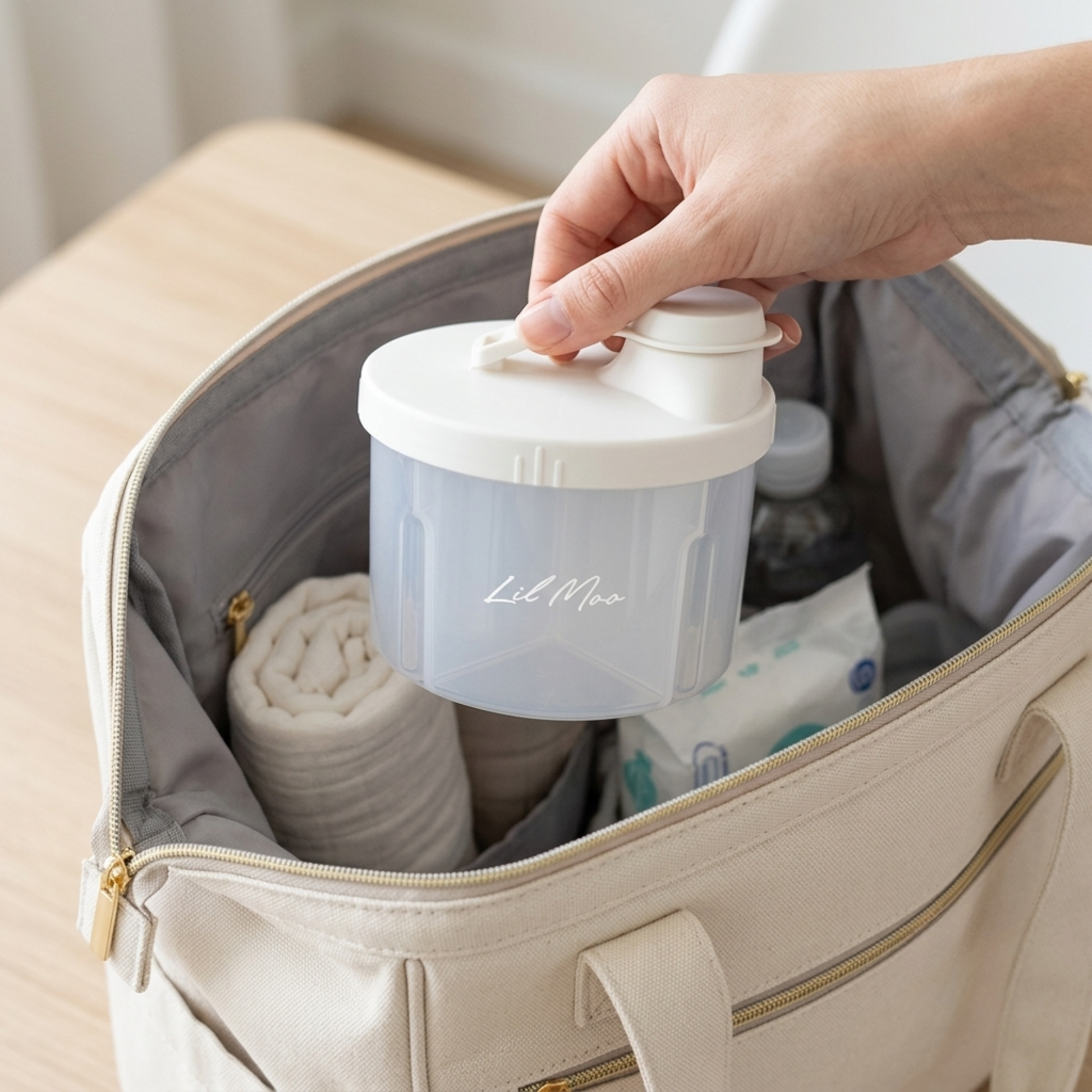 White Formula Dispenser