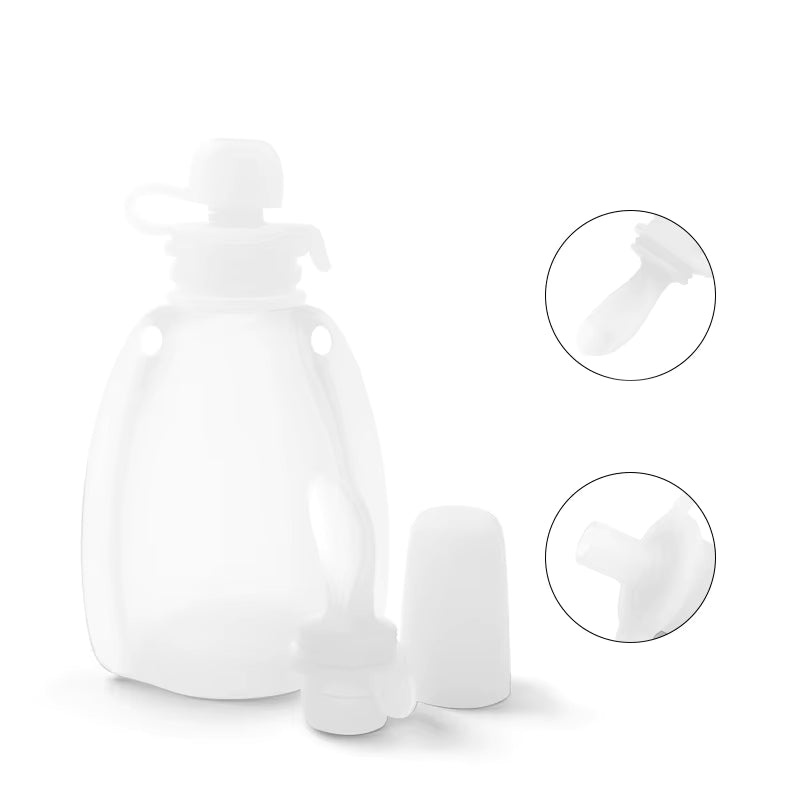 Reusable Silicone Baby Food Pouch