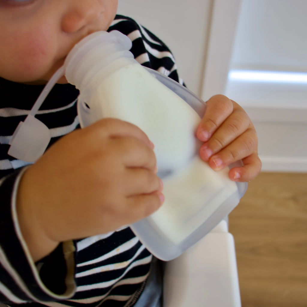 Reusable Silicone Baby Food Pouch