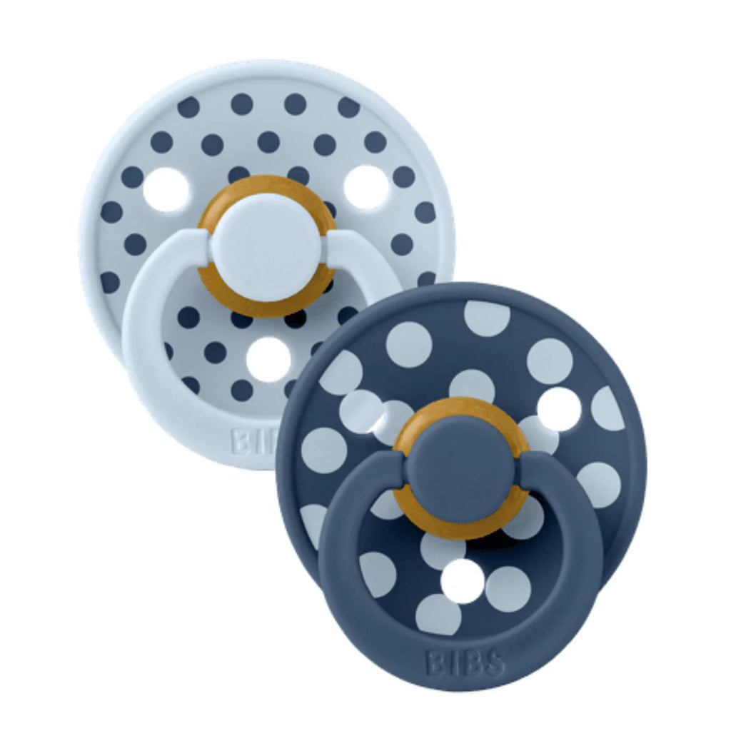 BIBS Studio Polka - Baby Blue/Steel Blue