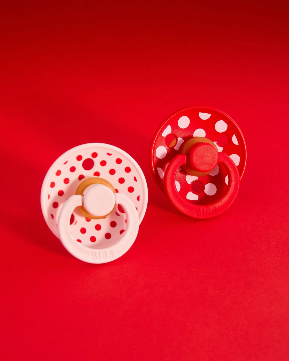 BIBS Studio Polka - Blossom/Candy Apple