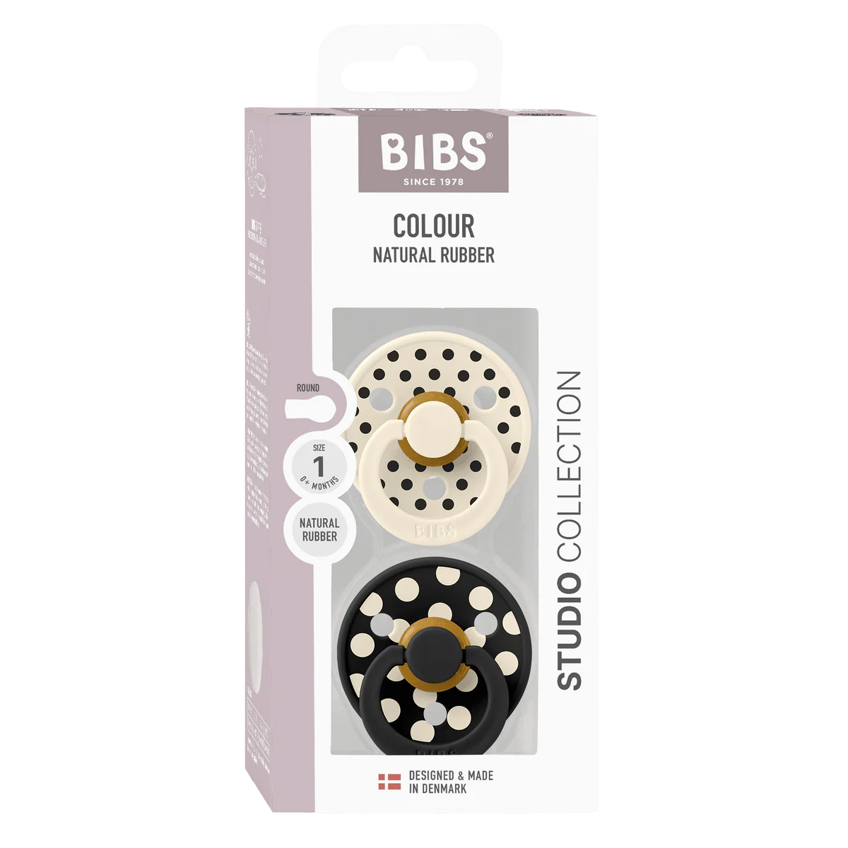 BIBS Studio Polka - Ivory/Black