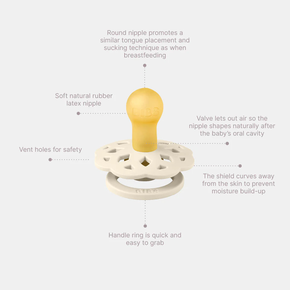 BIBS Boheme - Ivory/Blossom