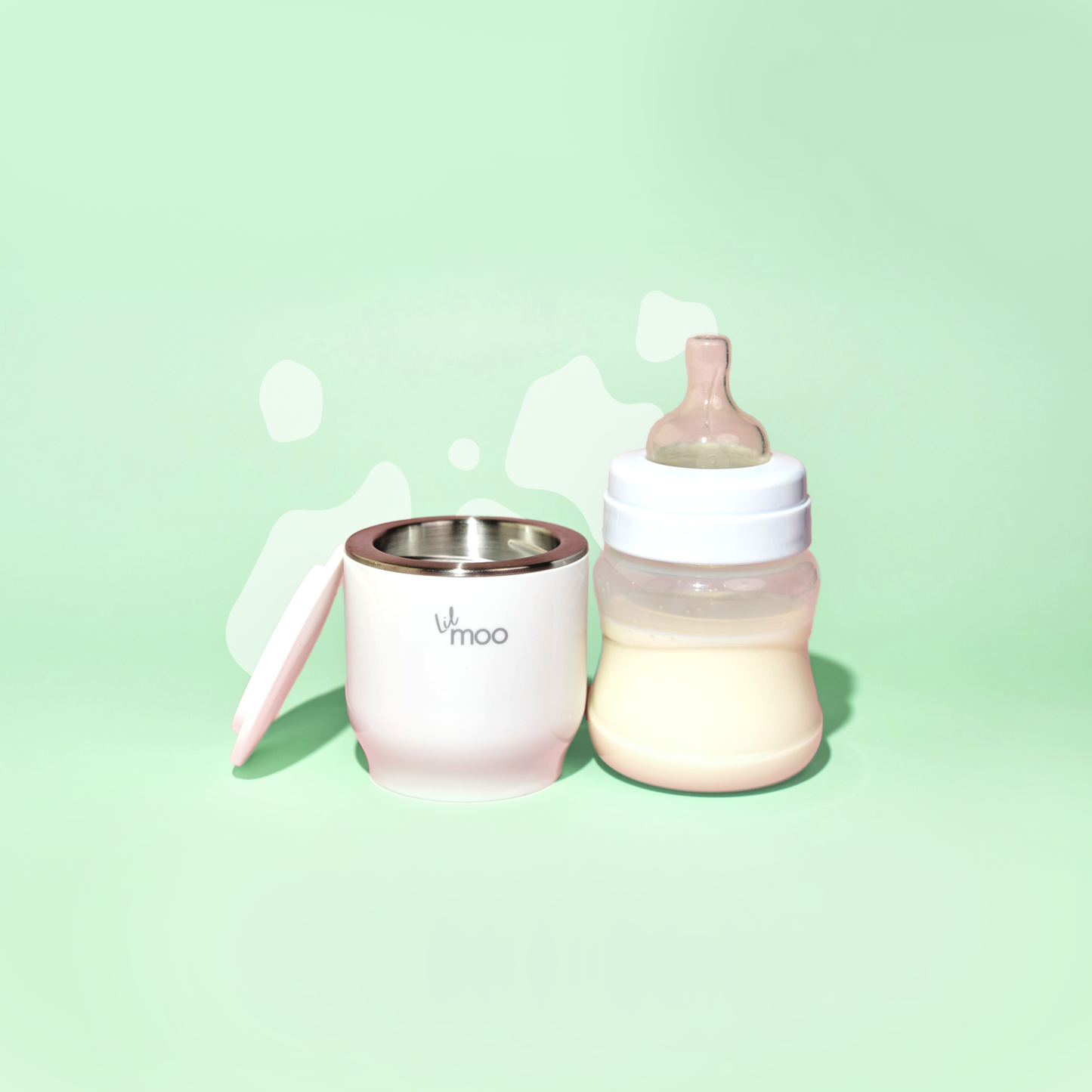 Portable Bottle Warmer - Milky White